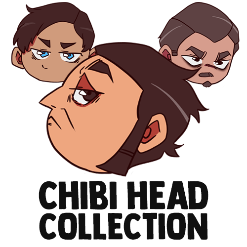 Dread Hunger Crew Chibi Head Collection